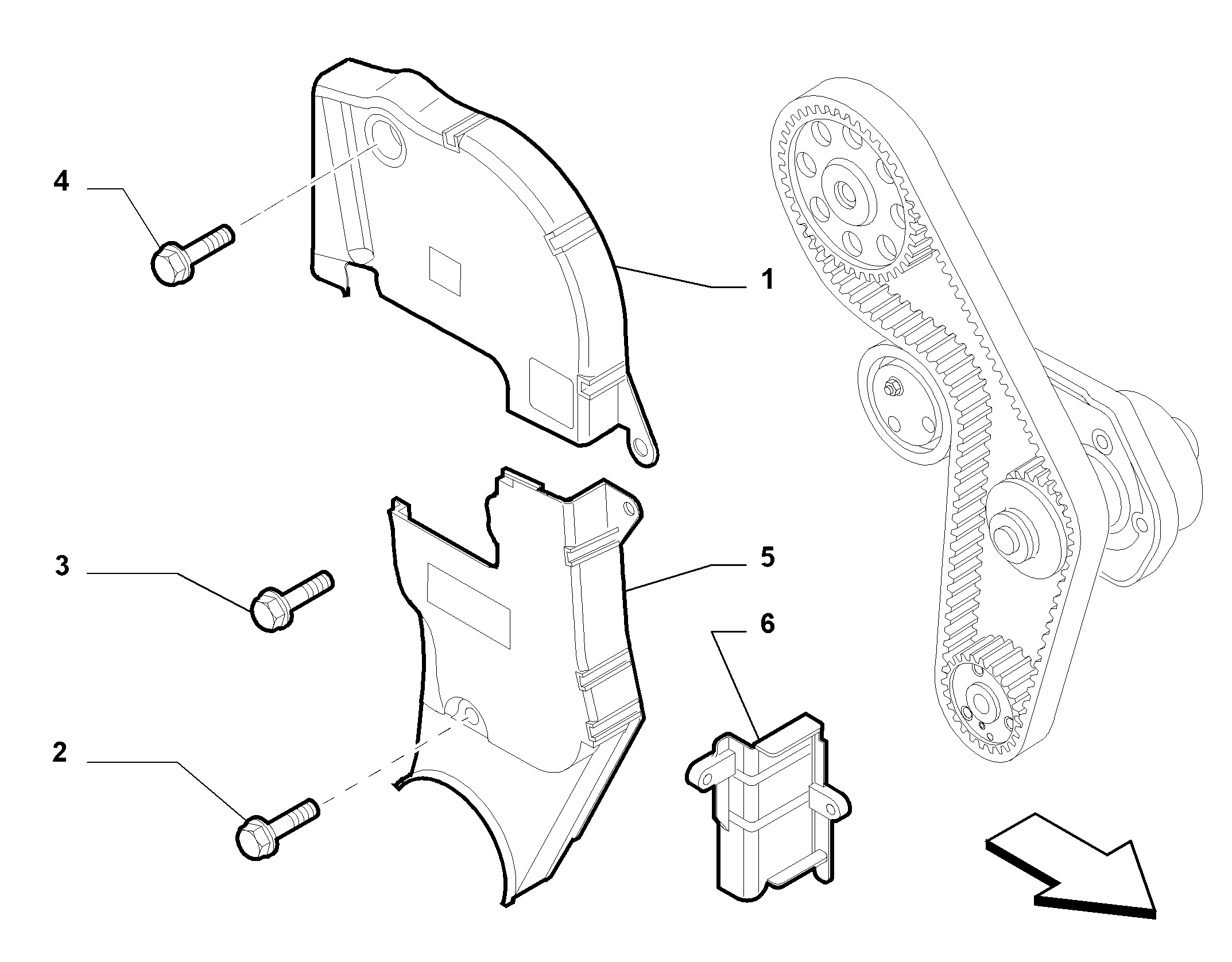 10106-020 CAMSHAFT COVER