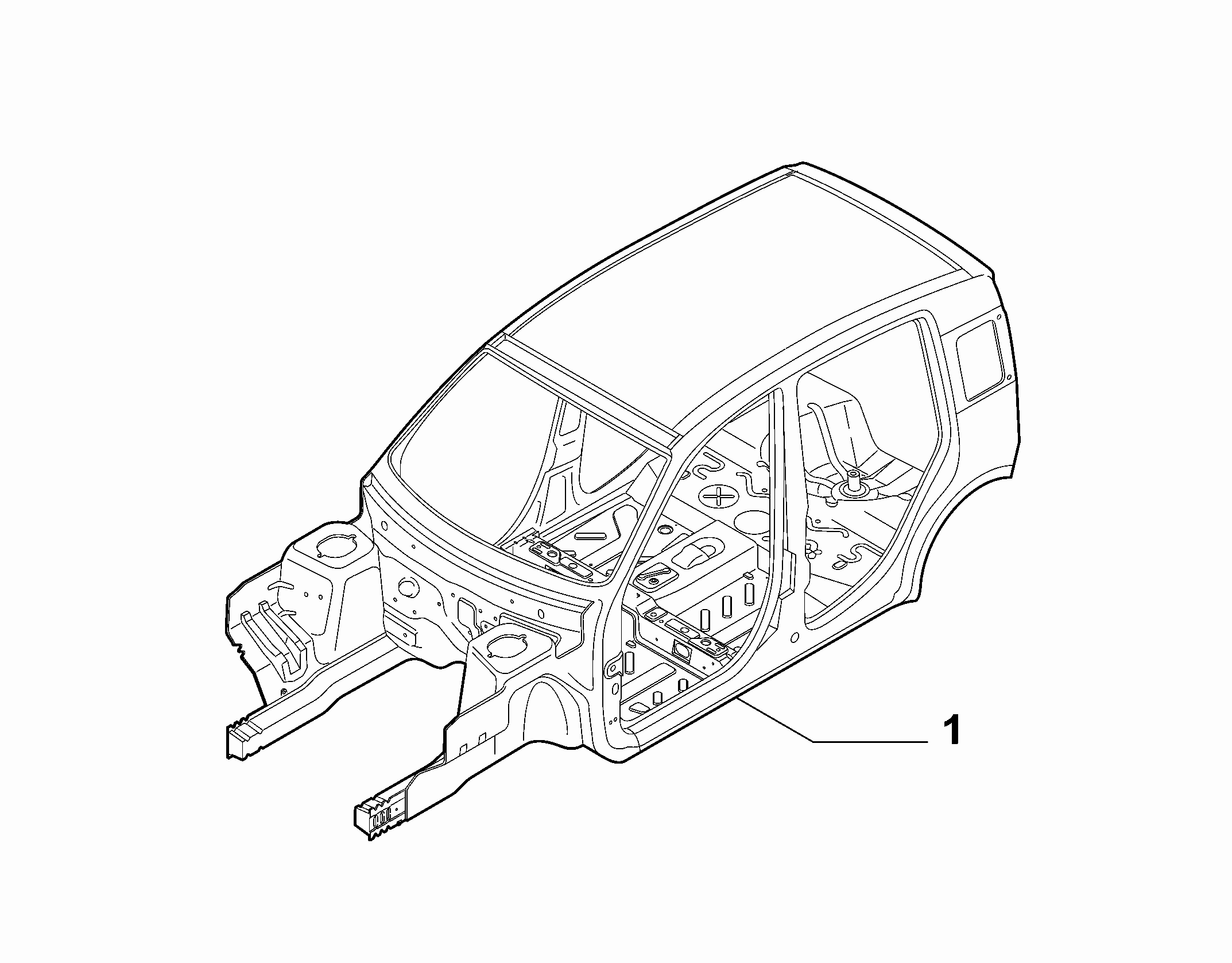 70001-010 СВАРНОЙ КУЗОВ