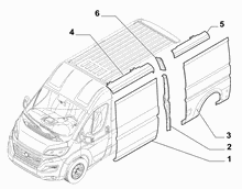 70020-040 OUTER SIDE PANEL FOR COMMERCIAL VEHICLES