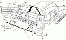 70712/00 НАРУЖНЫЕ НАКЛАДКИ И УПЛОТНИТЕЛИ 