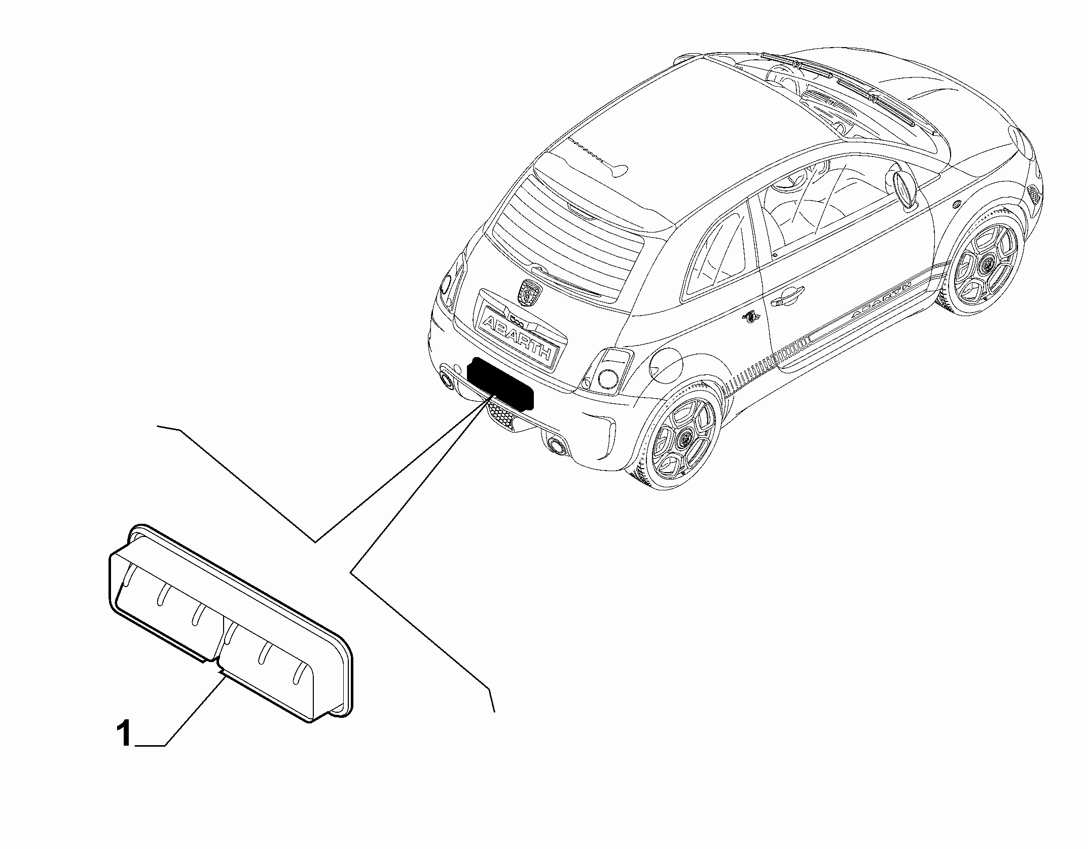 70717-040 TRUNK AIR OUTLET