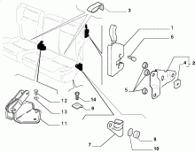70613/00 REAR SEAT