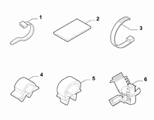55527-030 PASSENGER COMPARTMENT AND REAR CABLE SET FASTENERS