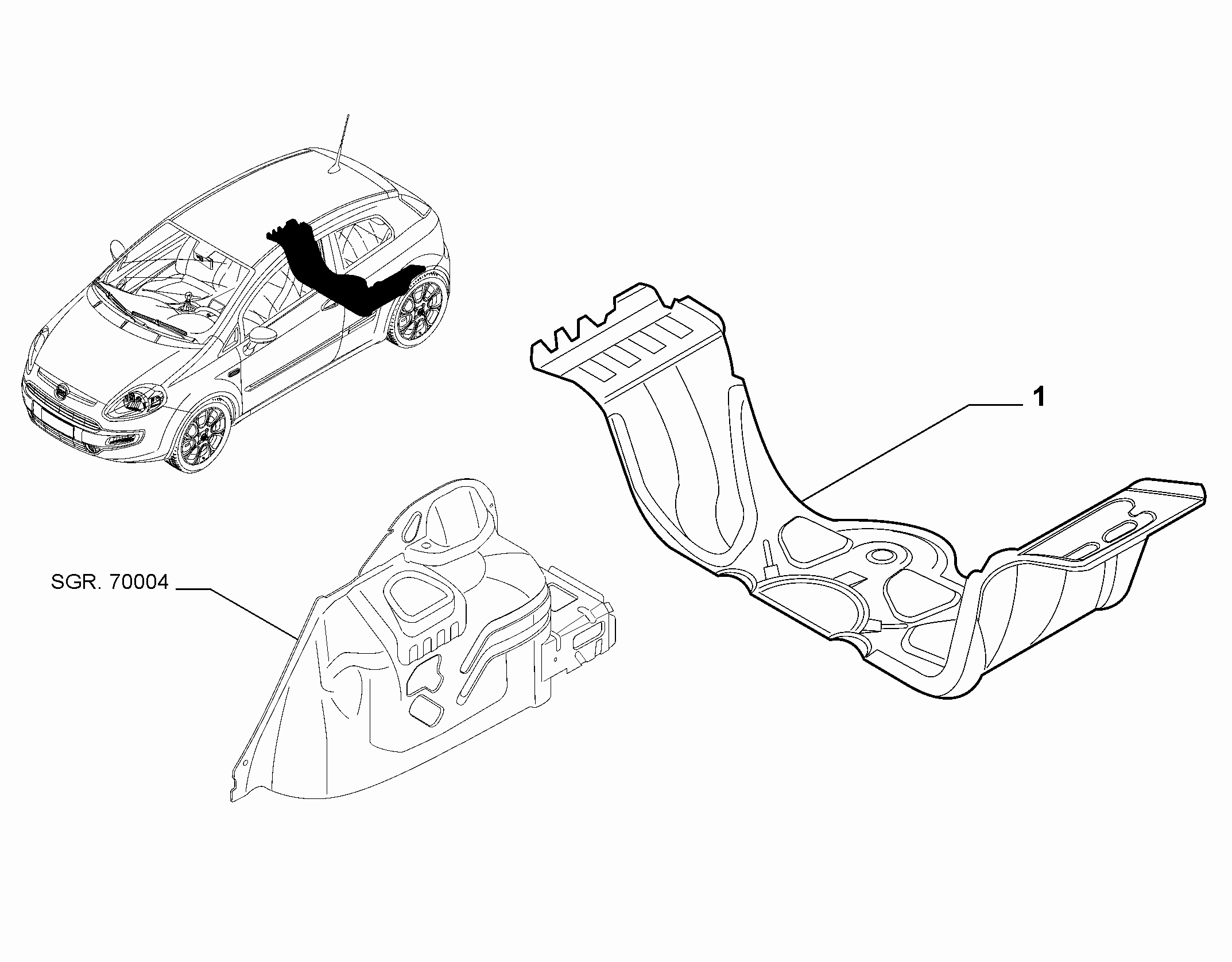 70006-030 STRESSED REAR FLOOR PANEL
