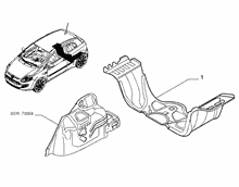 70006-030 STRESSED REAR FLOOR PANEL