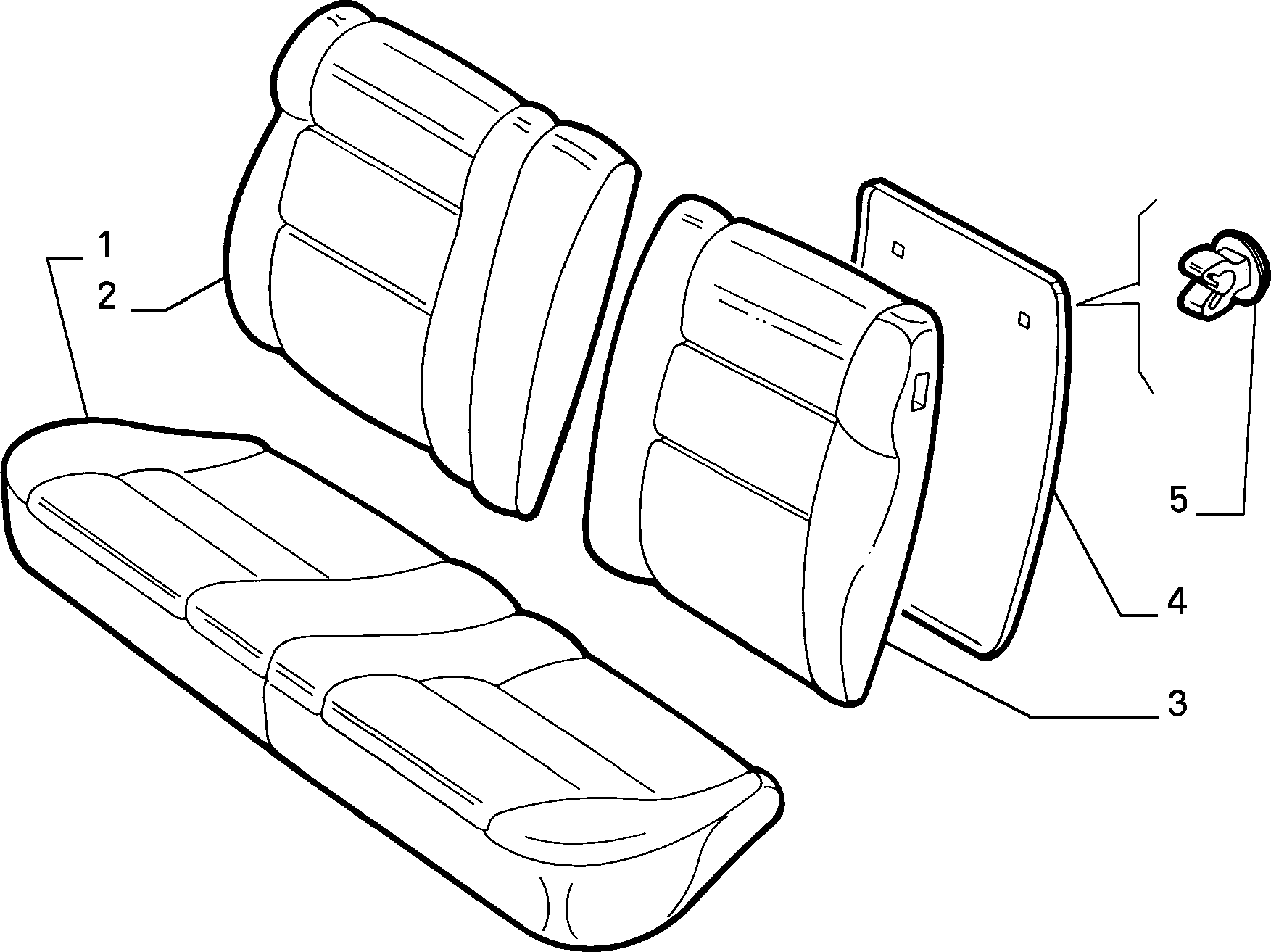70615/00 REAR SEAT LINING