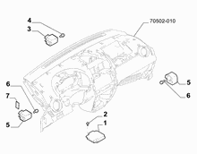 55508-070 REMOTE CONTROL AIRBAG SENSOR