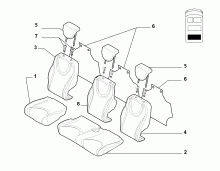 70615/01 REAR SEAT LINING