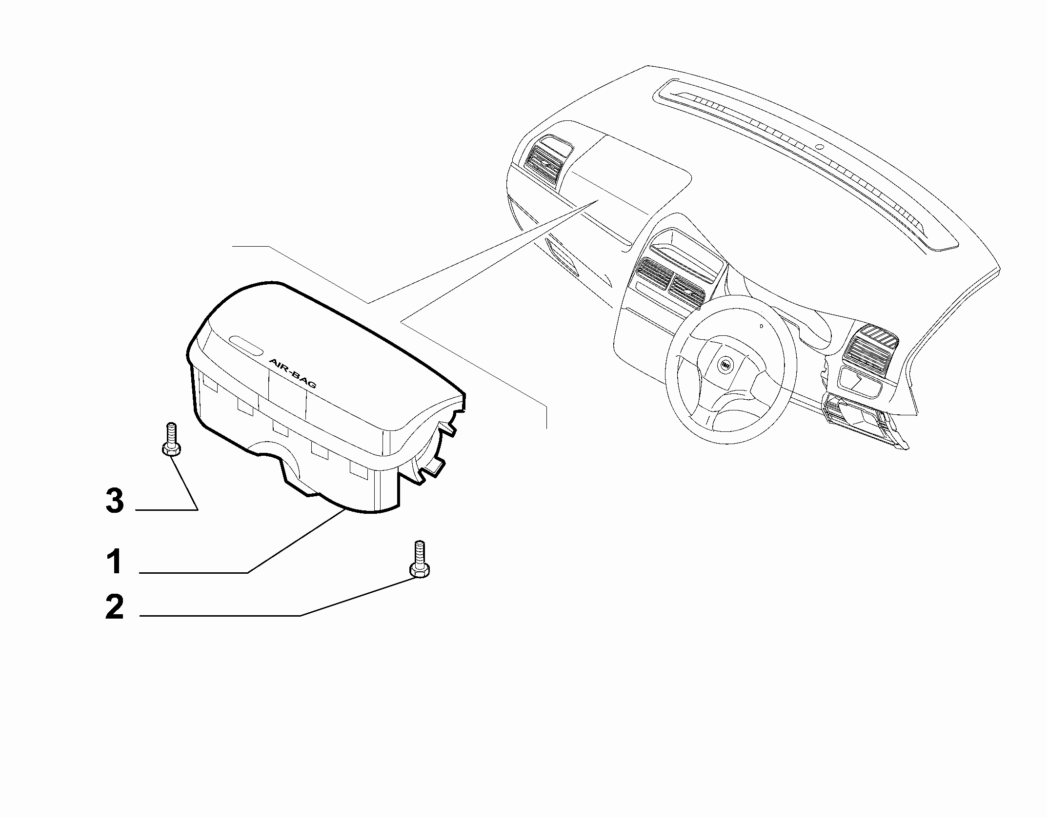 55508-020 PASSENGER AIRBAG