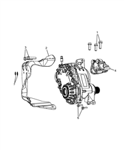 27403-010 FRONT AXLE AND POWER TAKE-OFF