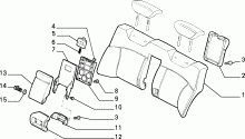 70613/01 REAR SEAT