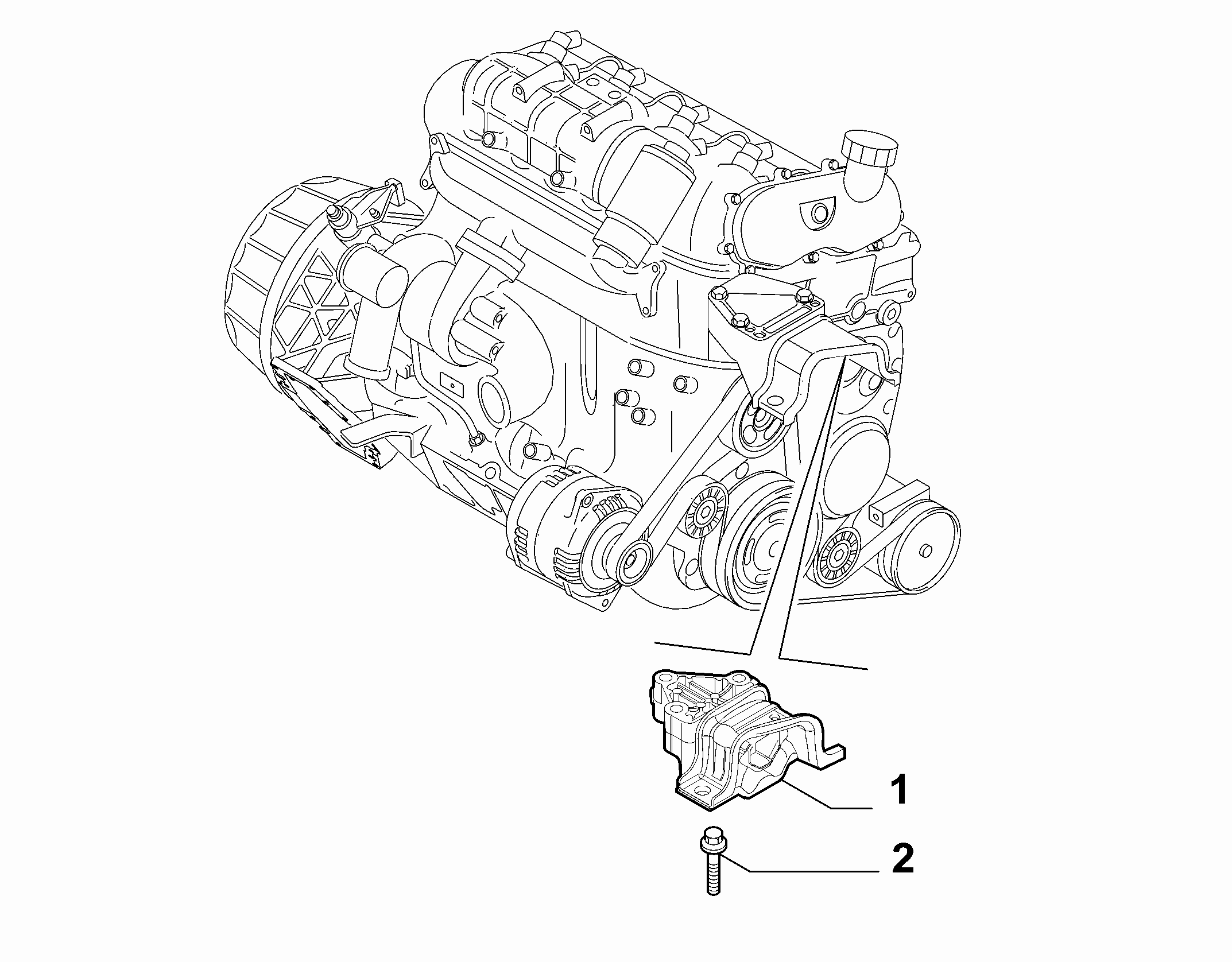 10002-010 ENGINE INLET SCREW ANCHOR AND TENSION ROD SUSPENSION