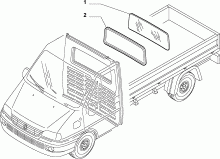 70158/00 ЗАДНЕЕ ОКНО
