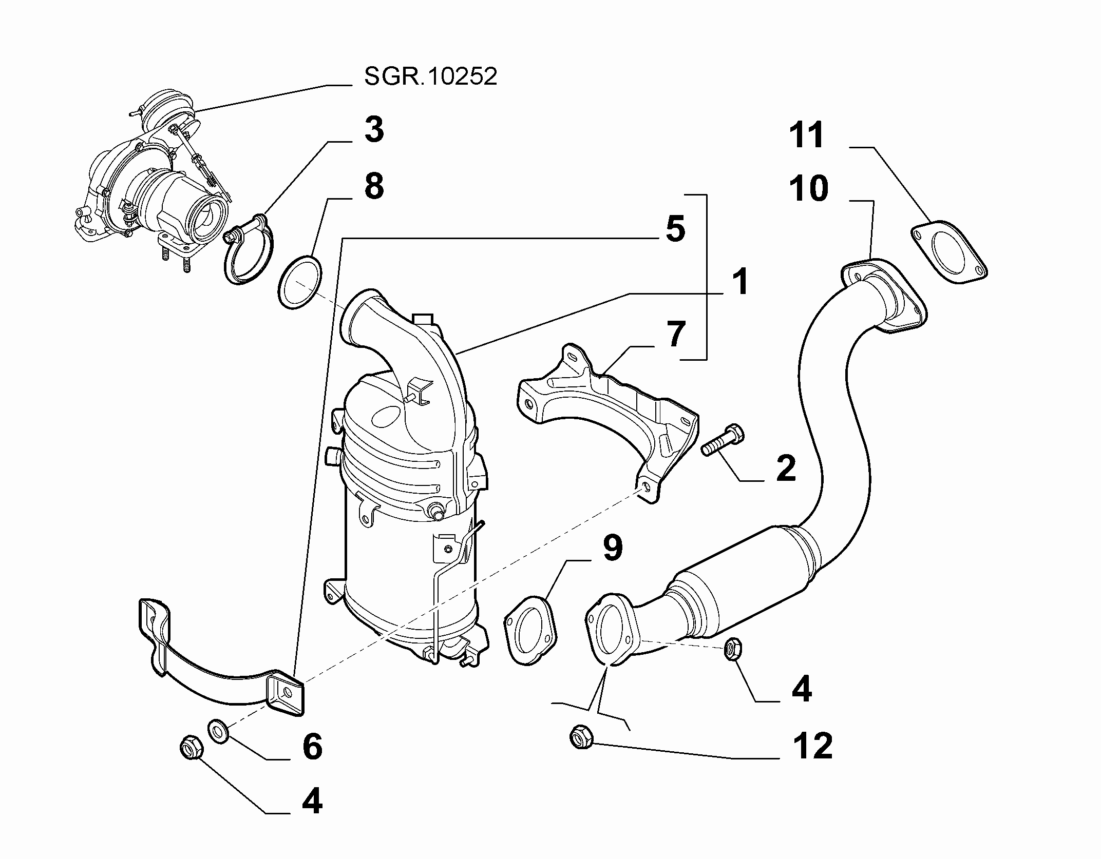 10258-010 FRONT PIPING