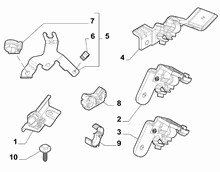 41207-040 HYDRAULIC SYSTEM CLAMPS