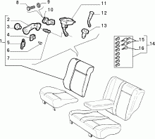 70613/02 REAR SEAT