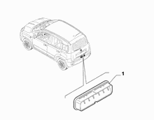 70717-040 TRUNK AIR OUTLET