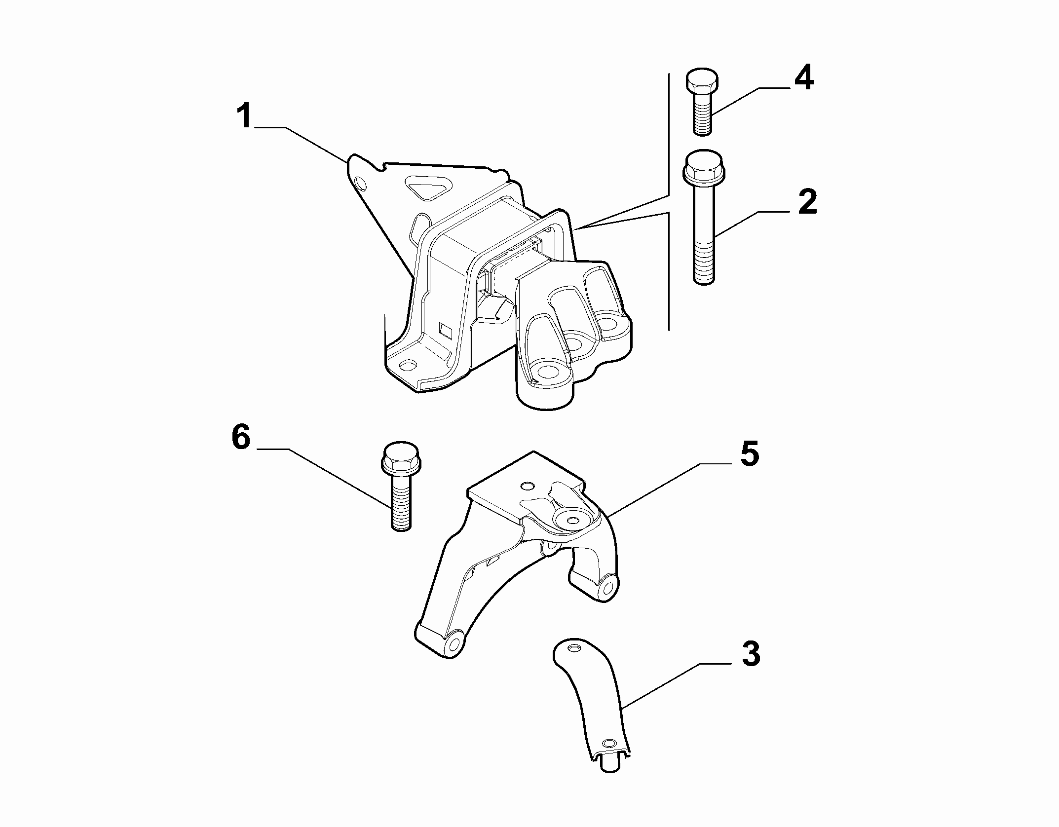10002-020 GEARBOX INLET SCREW ANCHOR SUSPENSION