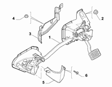 33101-010 RUDDER BAR