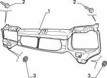 70002/00 КУЗОВ, РАМЫ (ПЕРЕДНЯЯ ЧАСТЬ) 