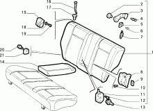 70613/01 REAR SEAT
