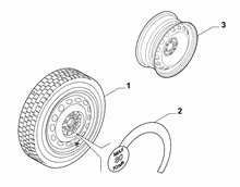 44316-030 SPARE WHEEL