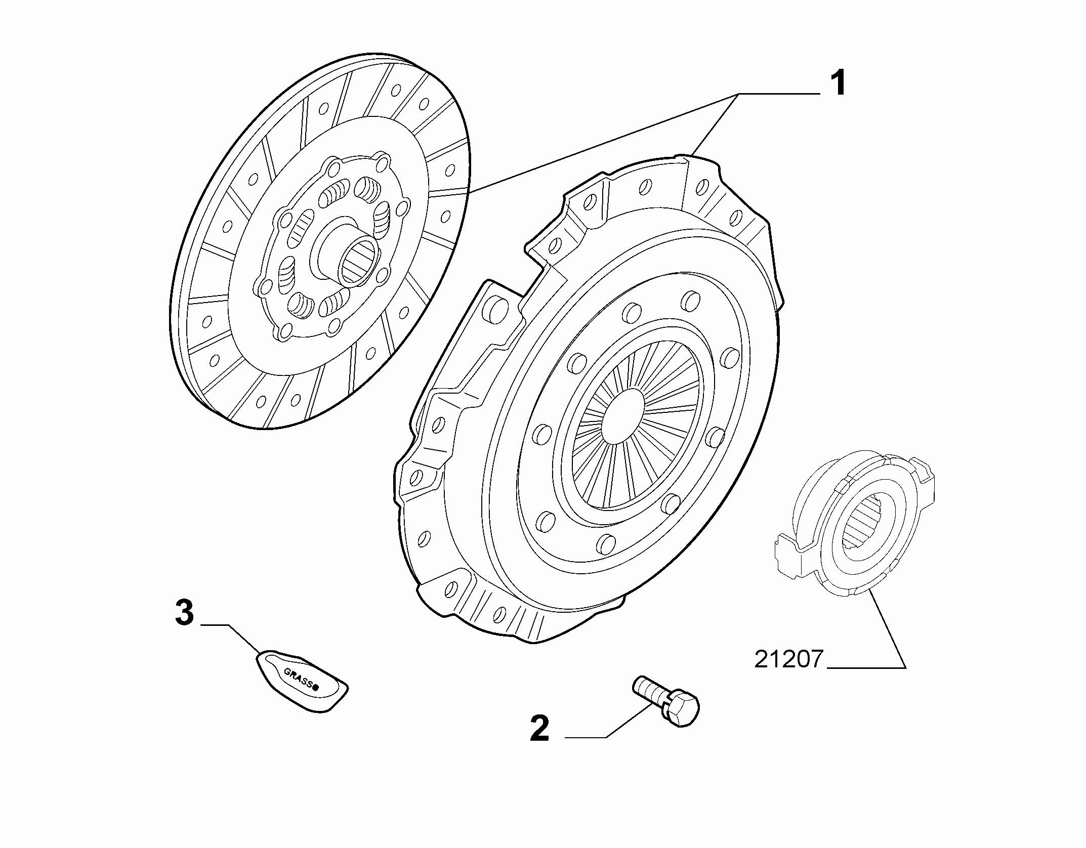 18109-010 CLUTCH KIT