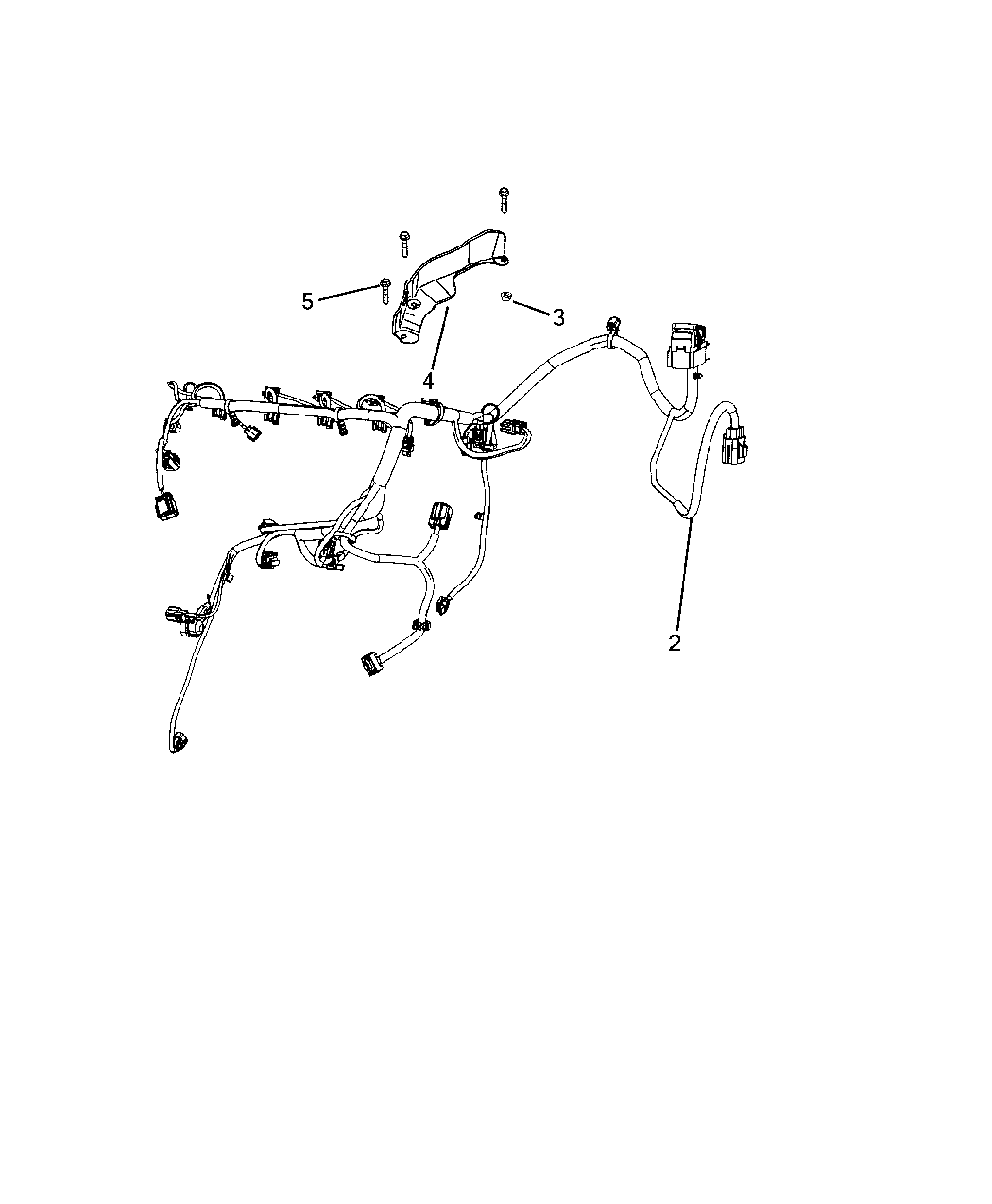 10226-040 ENGINE HARNESS AND SUPPORTS