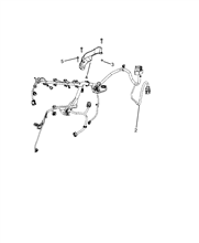 10226-040 ENGINE HARNESS AND SUPPORTS