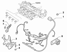 10226-040 ENGINE HARNESS AND SUPPORTS