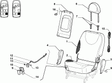 70613/00 REAR SEAT