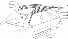 70712/00 НАРУЖНЫЕ НАКЛАДКИ И УПЛОТНИТЕЛИ 