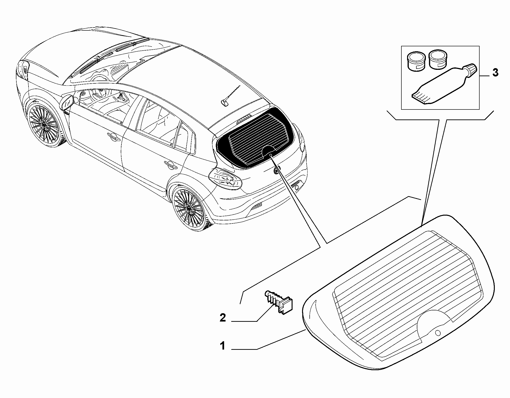 70148-040 REAR WIPER