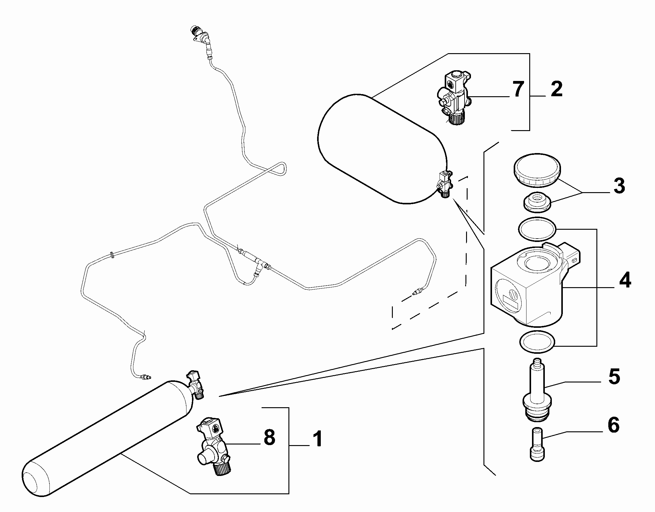 10200-040 GAS CYLINDER