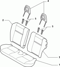 70615/13 REAR SEAT LINING