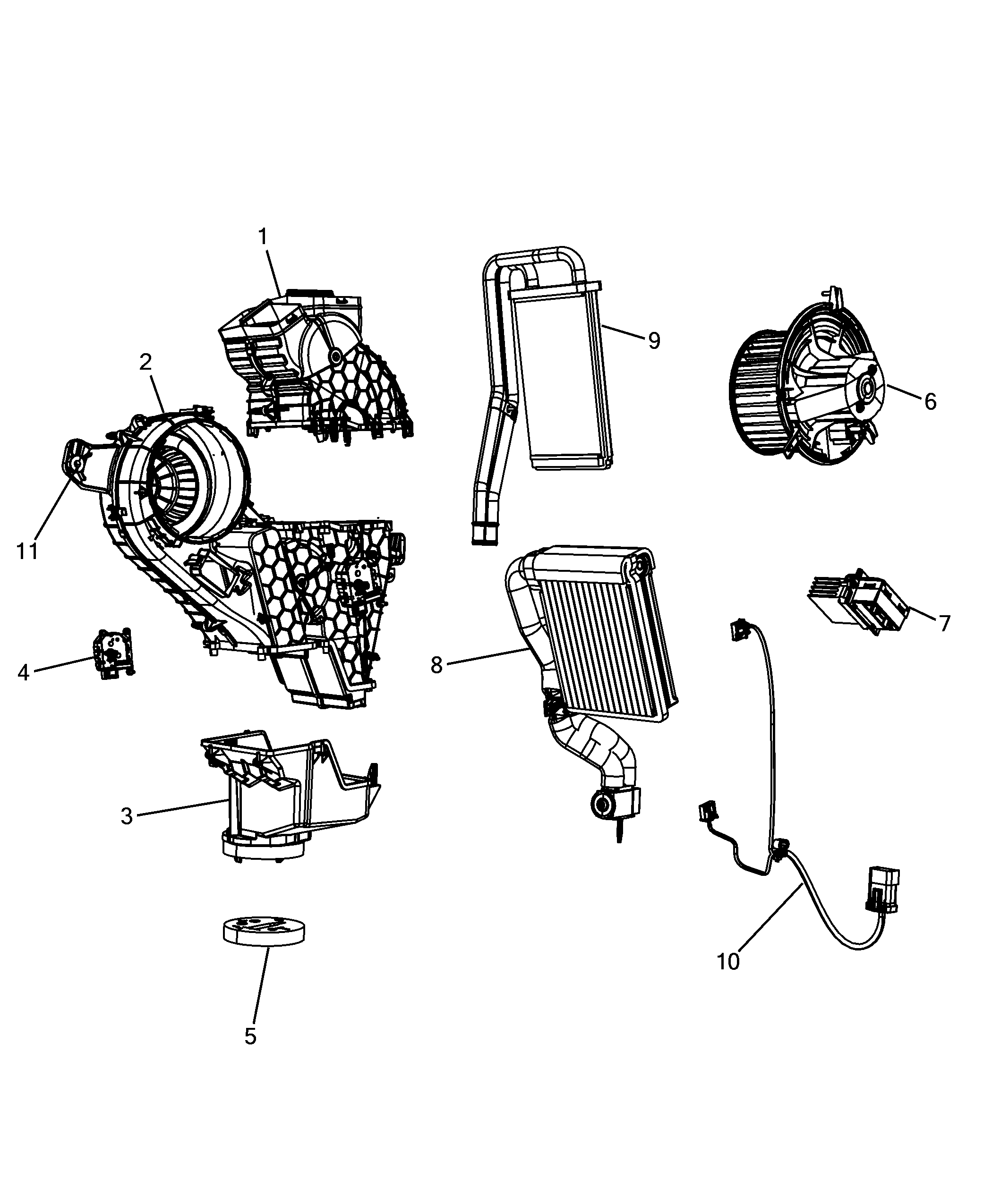50101-010 HEATER/AIR CON