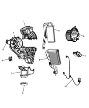 50101-010 HEATER/AIR CON