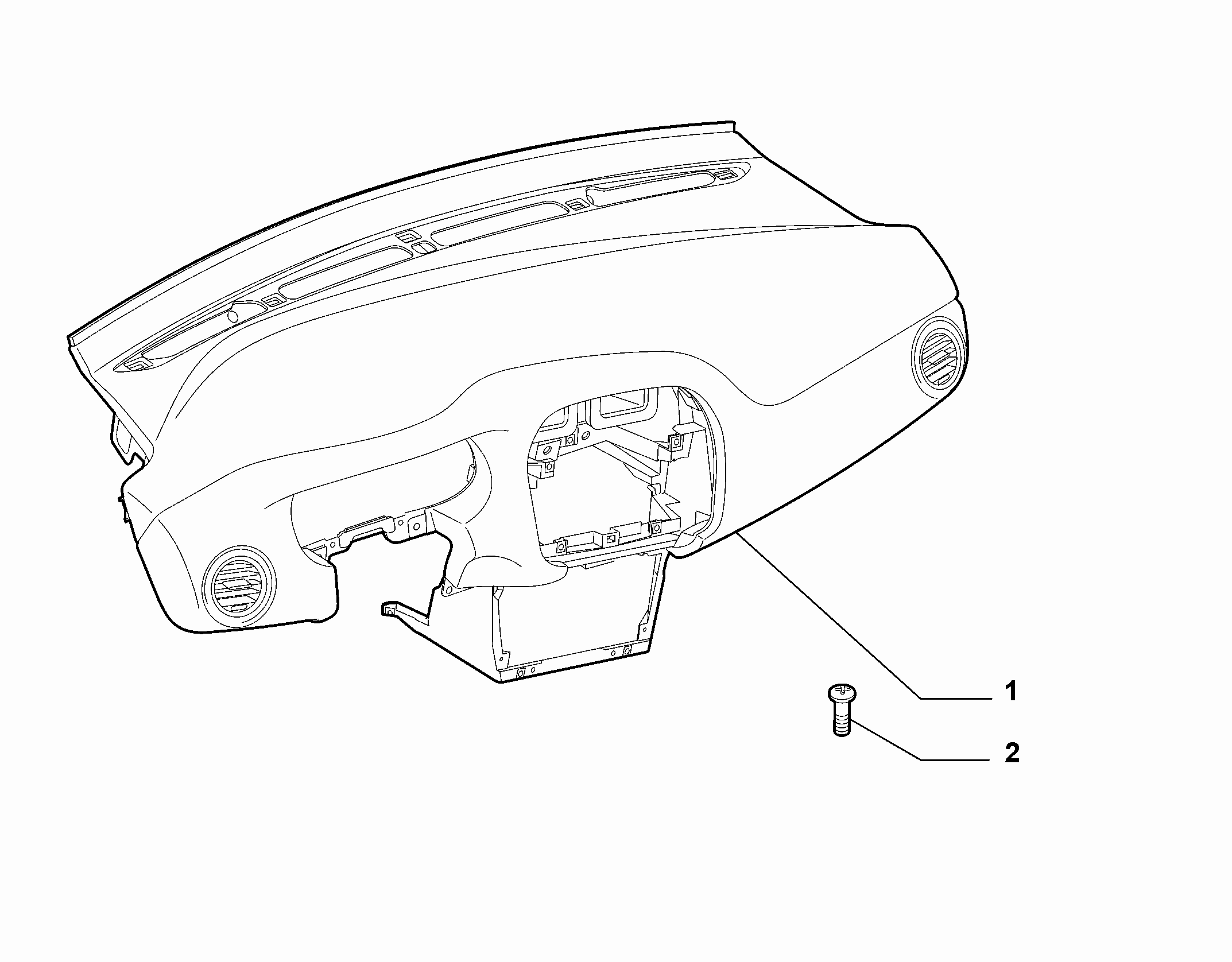 70502-010 DASHBOARD INSTRUMENT HOLDER