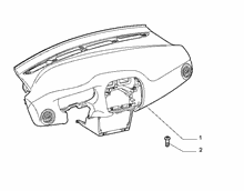 70502-010 DASHBOARD INSTRUMENT HOLDER