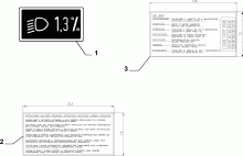 70750/00 ПРЕДУПР. ТАБЛИЧКИ И ИНСТРУКЦИИ 