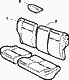 70615/01 REAR SEAT LINING