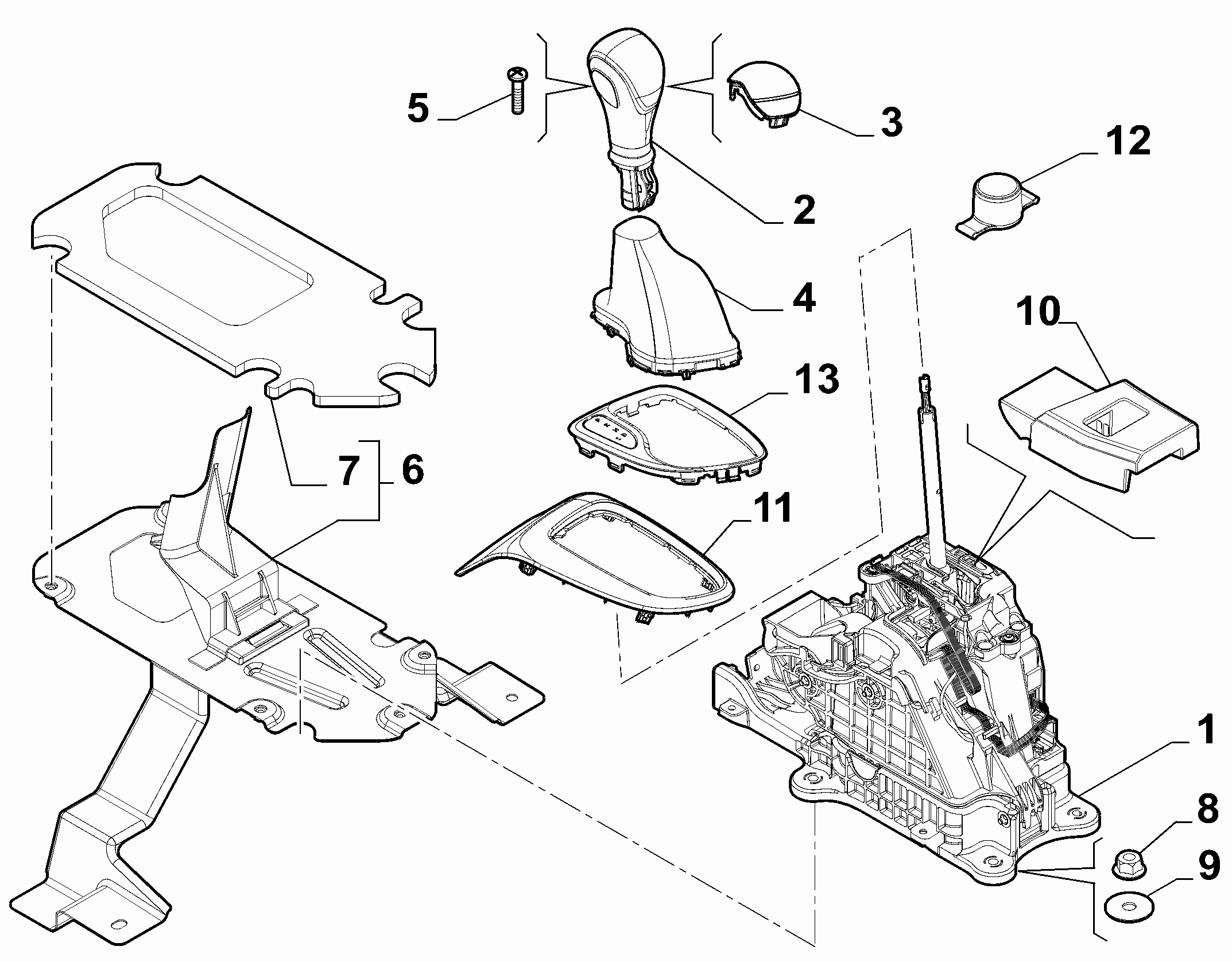 21221-010 GEAR STICK