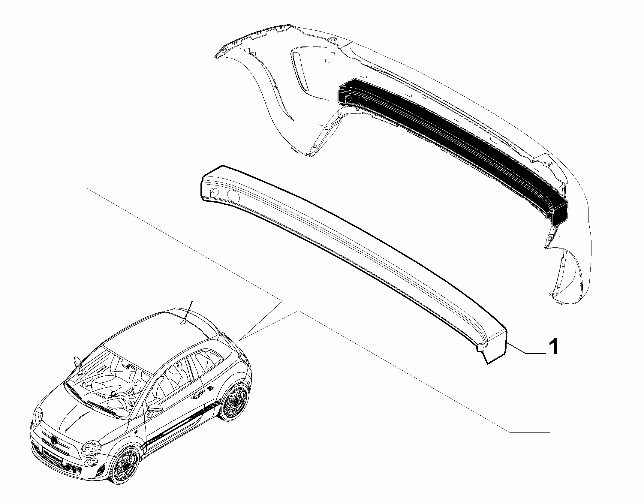 70727-030 REAR BUMPER THRUST