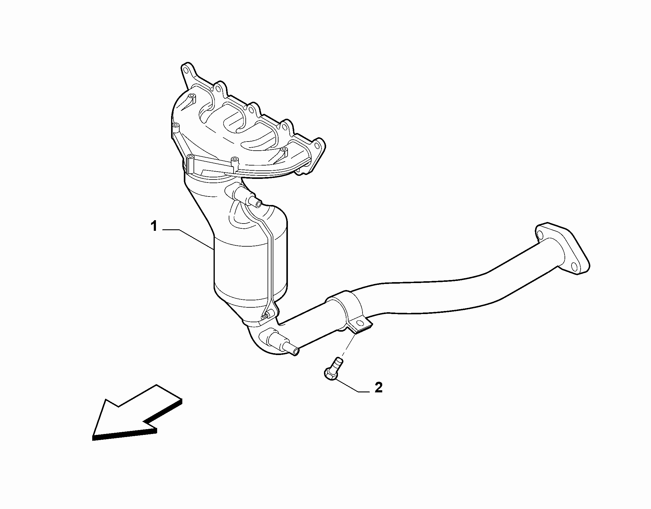 10258-010 FRONT PIPING