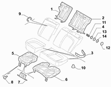 70613-020 REAR SEAT FRAME
