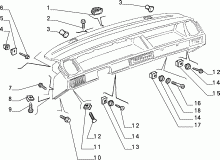 70502/00 ПАНЕЛЬ ПРИБОРОВ И ПРИЛЕГАЮЩИЕ ЧАСТИ 
