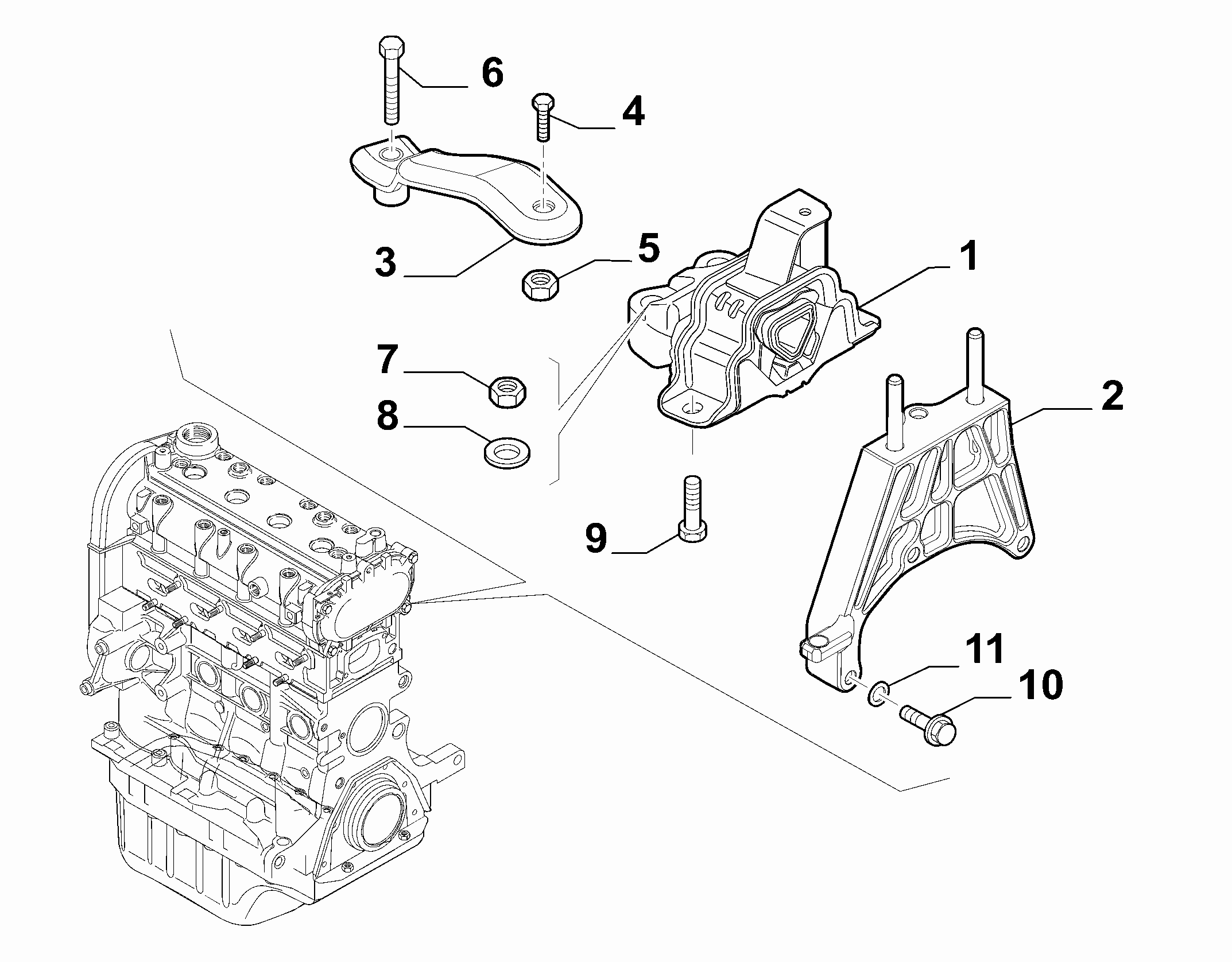 10002/04 ENGINE SUSPENSIONS