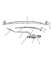 55514-010 WIPERS - ARM, BRUSHES AND MOTOR
