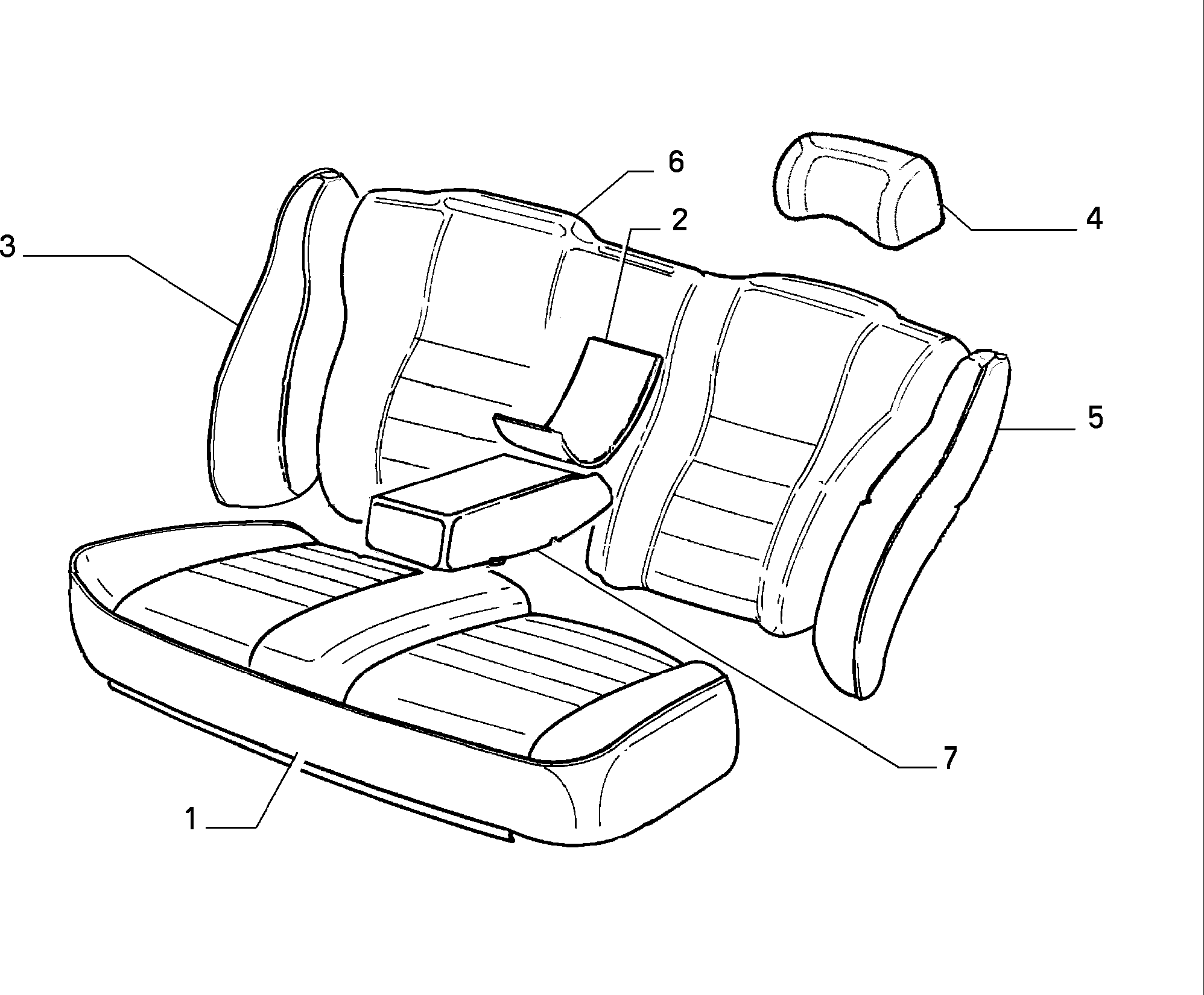 70615/01 REAR SEAT LINING 