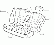 70615/01 REAR SEAT LINING 